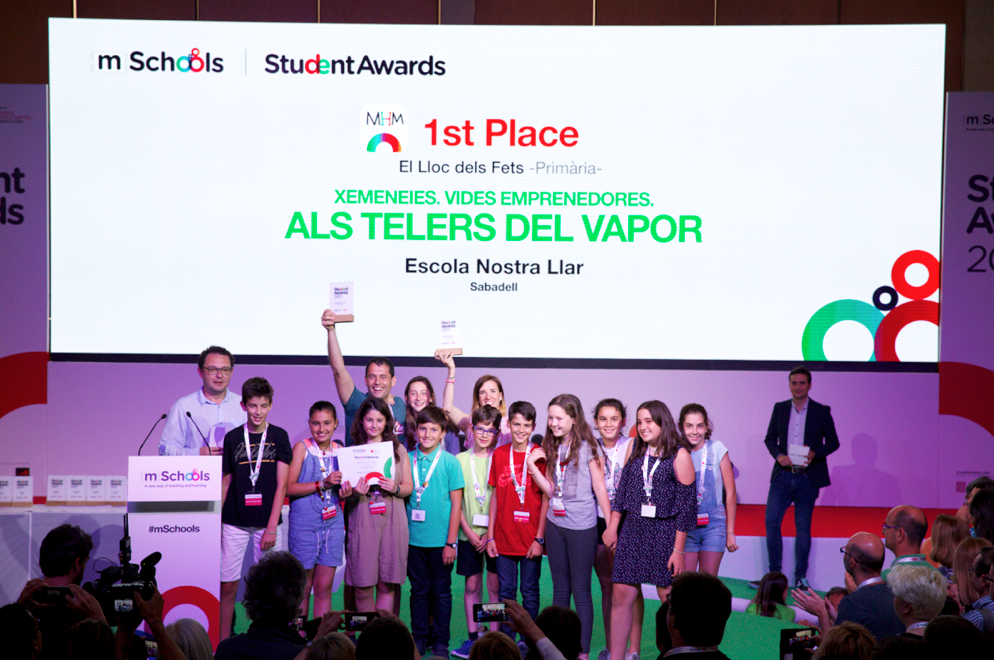 La realitat virtual, la interactivitat i la robòtica són les protagonistes dels mSchools Student Awards